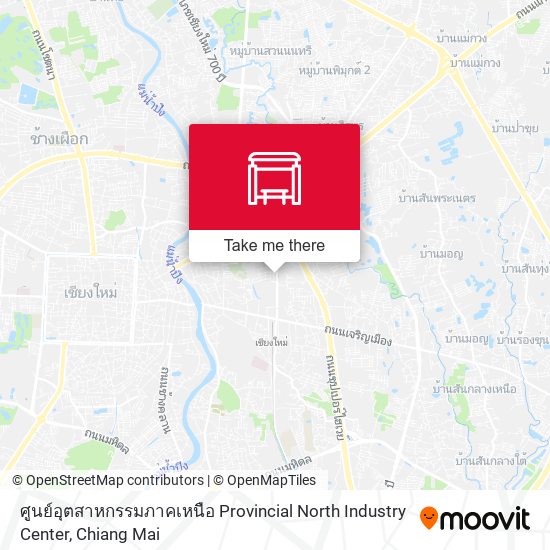 ศูนย์อุตสาหกรรมภาคเหนือ Provincial North Industry Center map