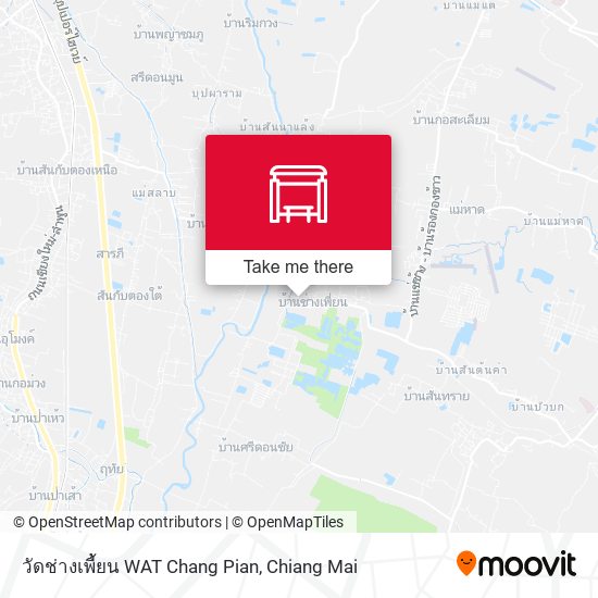 วัดช่างเพี้ยน WAT Chang Pian map
