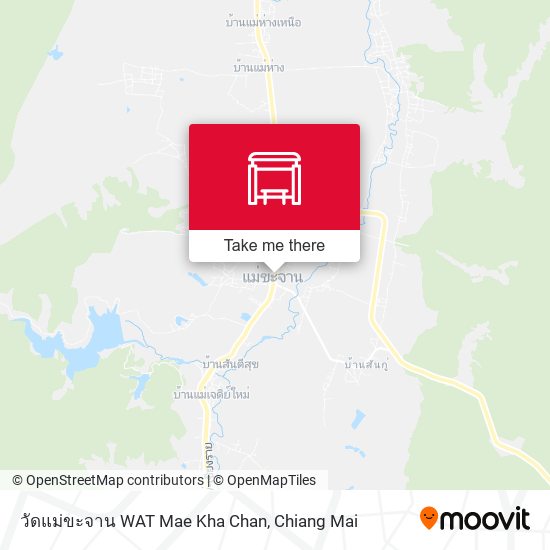 วัดแม่ขะจาน WAT Mae Kha Chan map