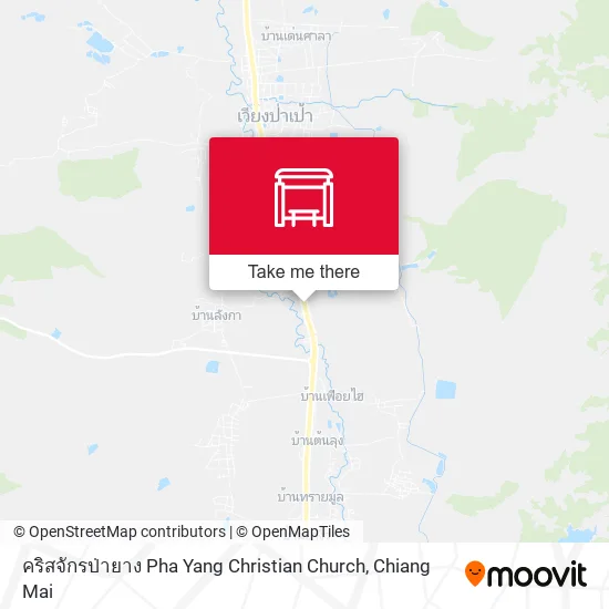 คริสจักรป่ายาง Pha Yang Christian Church map