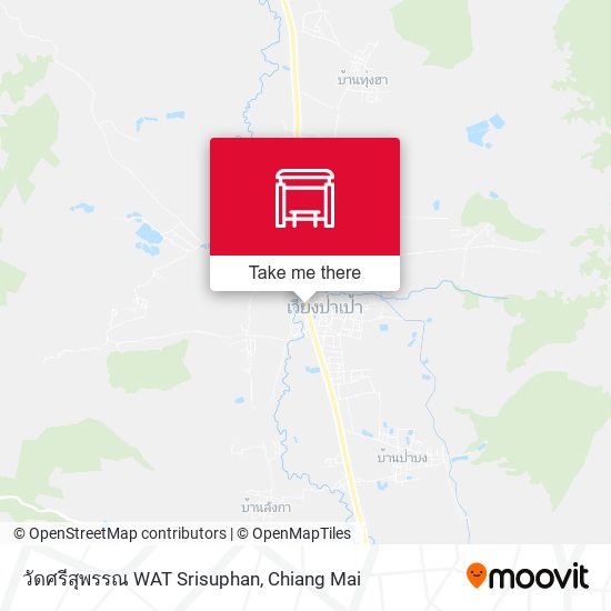วัดศรีสุพรรณ WAT Srisuphan map
