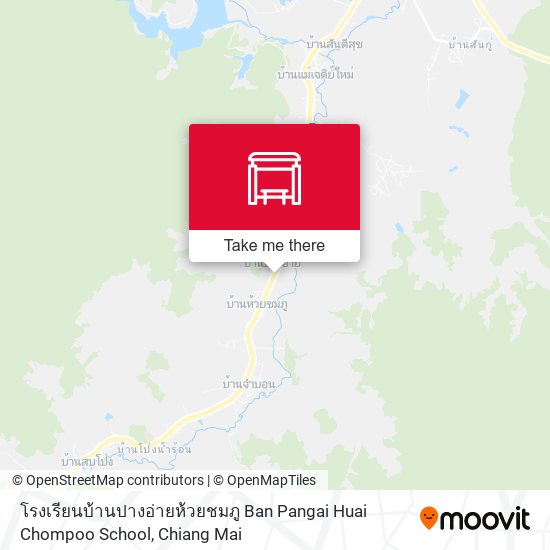 โรงเรียนบ้านปางอ่ายห้วยชมภู Ban Pangai Huai Chompoo School map