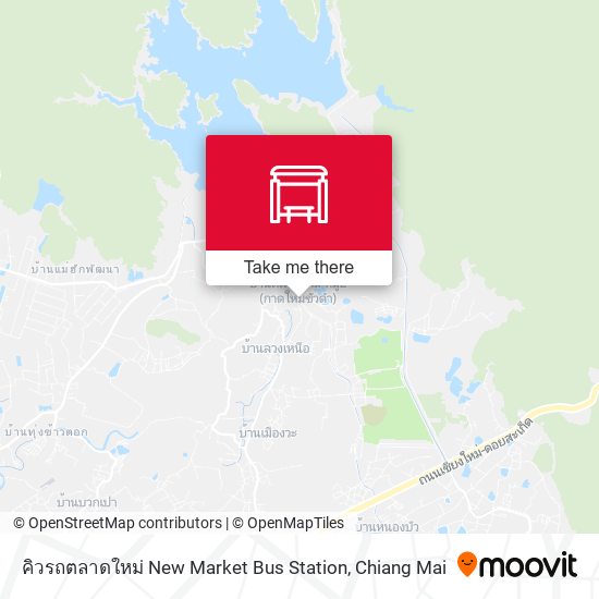 คิวรถตลาดใหม่ New Market Bus Station map