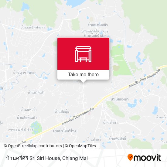 บ้านศรีศิริ Sri Siri House map