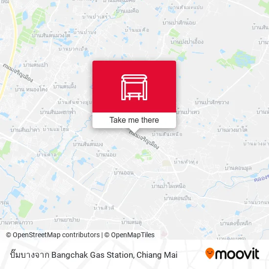 ปั๊มบางจาก Bangchak Gas Station map