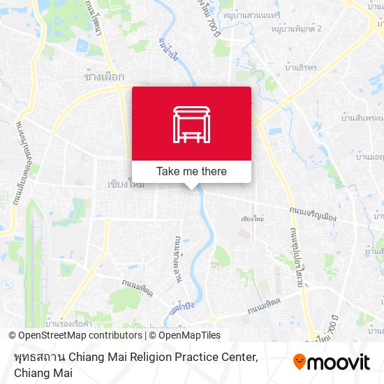 พุทธสถาน Chiang Mai Religion Practice Center map