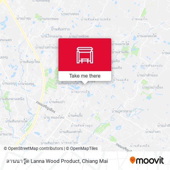 ลานนาวู๊ด Lanna Wood Product map