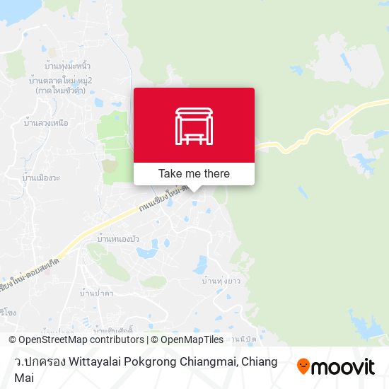 ว.ปกครอง Wittayalai Pokgrong Chiangmai map