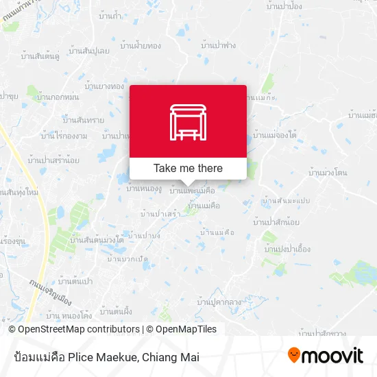 ป้อมแม่คือ Plice Maekue map
