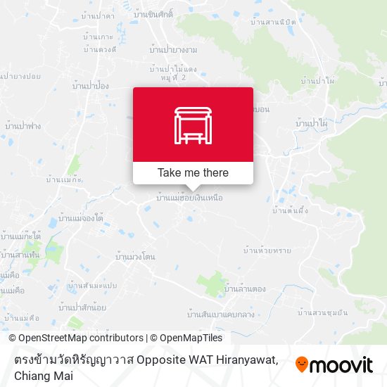 ตรงข้ามวัดหิรัญญาวาส Opposite WAT Hiranyawat map