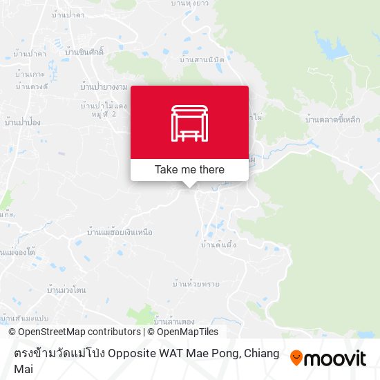 ตรงข้ามวัดแม่โป่ง Opposite WAT Mae Pong map