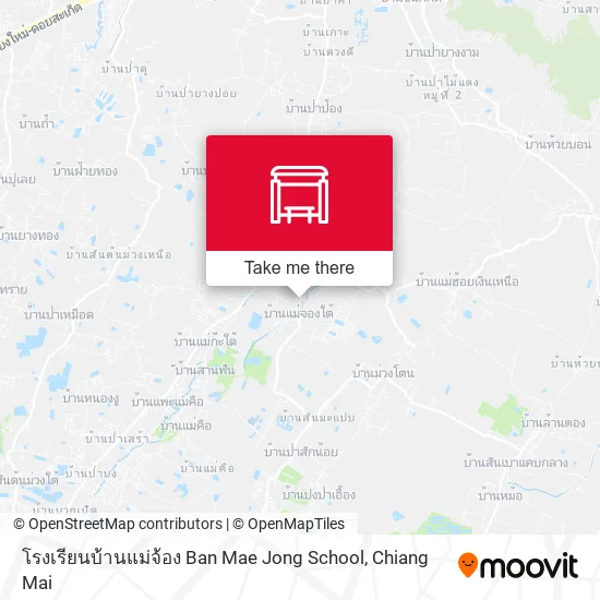 โรงเรียนบ้านแม่จ้อง Ban Mae Jong School map