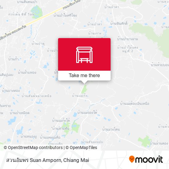 สวนอัมพร Suan Amporn map