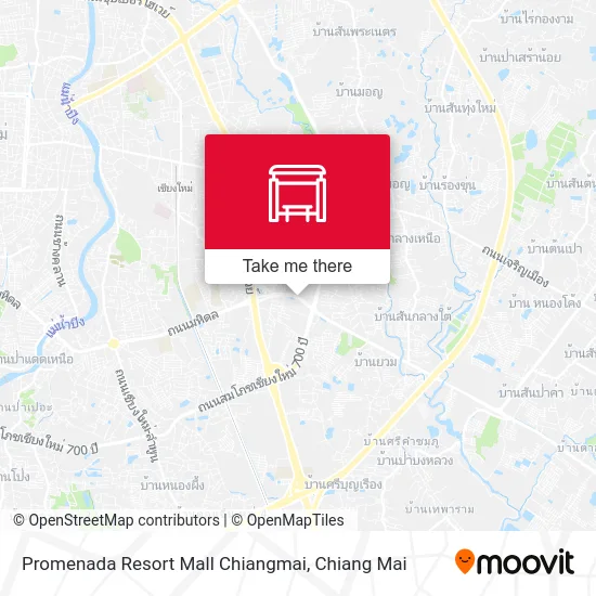 Promenada Resort Mall Chiangmai map