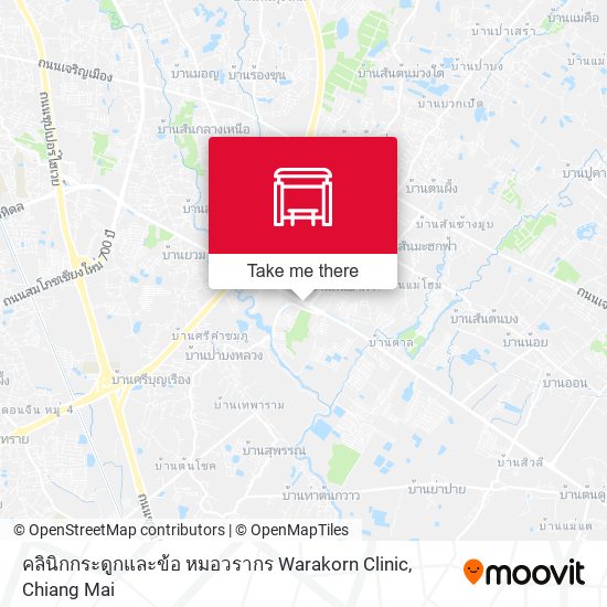 คลินิกกระดูกและข้อ หมอวรากร Warakorn Clinic map