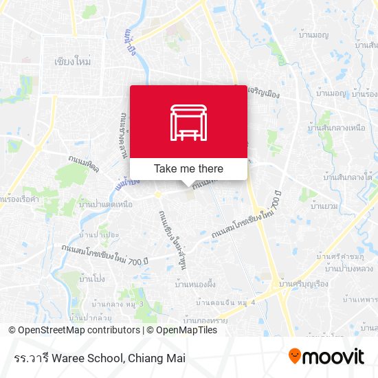 รร.วารี Waree School map