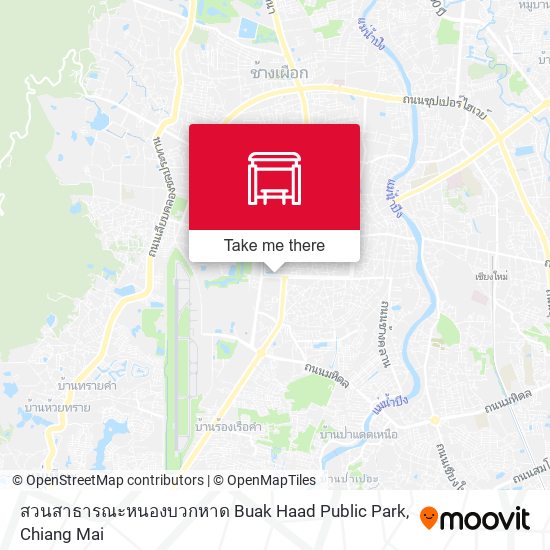 สวนสาธารณะหนองบวกหาด Buak Haad Public Park map