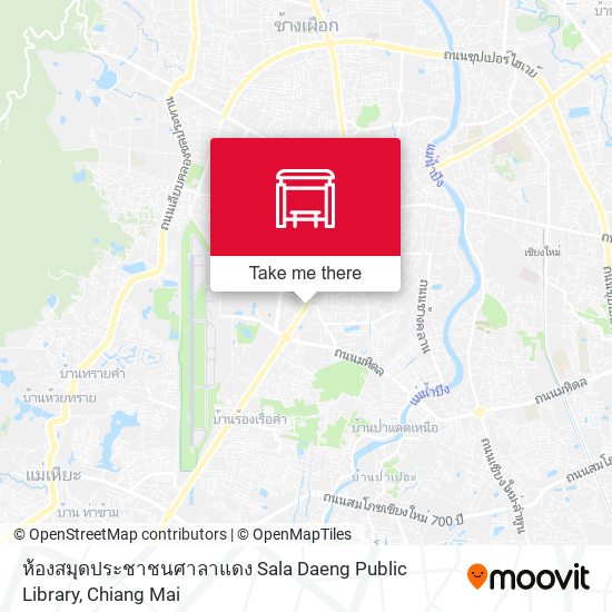ห้องสมุดประชาชนศาลาแดง Sala Daeng Public Library map