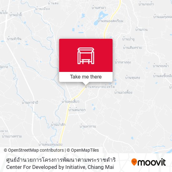 ศูนย์อำนวยการโครงการพัฒนาตามพระราชดำริ Center For Developed by Initiative map