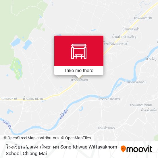 โรงเรียนสองแคววิทยาคม Song Khwae Wittayakhom School map
