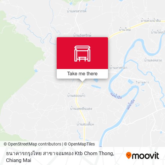 ธนาคารกรุงไทย สาขาจอมทอง Ktb Chom Thong map