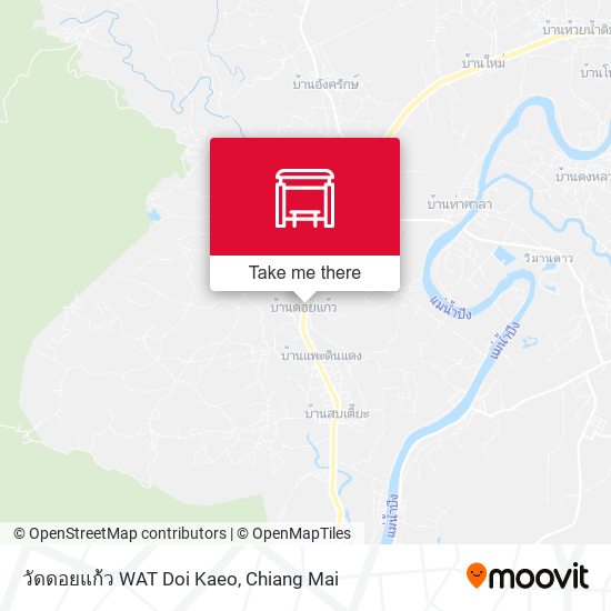 วัดดอยแก้ว WAT Doi Kaeo map