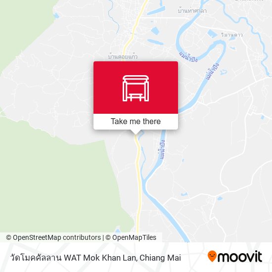 วัดโมคคัลลาน WAT Mok Khan Lan map