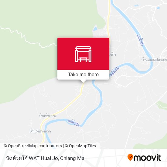 วัดห้วยโจ้ WAT Huai Jo map