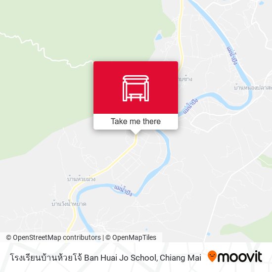 โรงเรียนบ้านห้วยโจ้ Ban Huai Jo School map