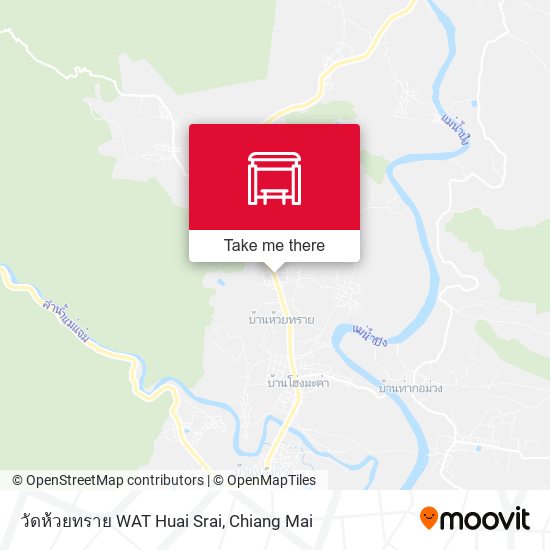 วัดห้วยทราย WAT Huai Srai map