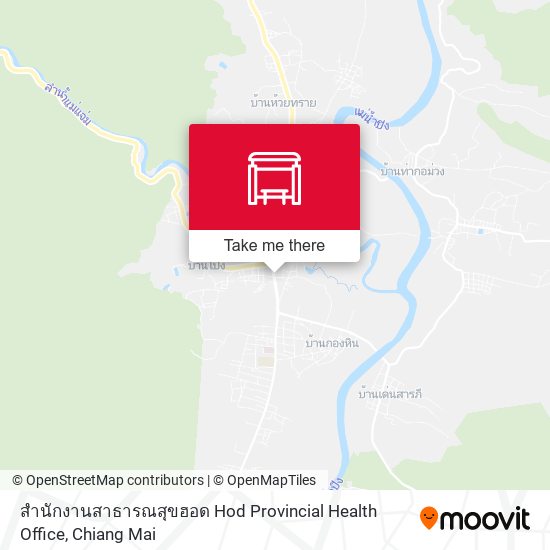 สำนักงานสาธารณสุขฮอด Hod Provincial Health Office map