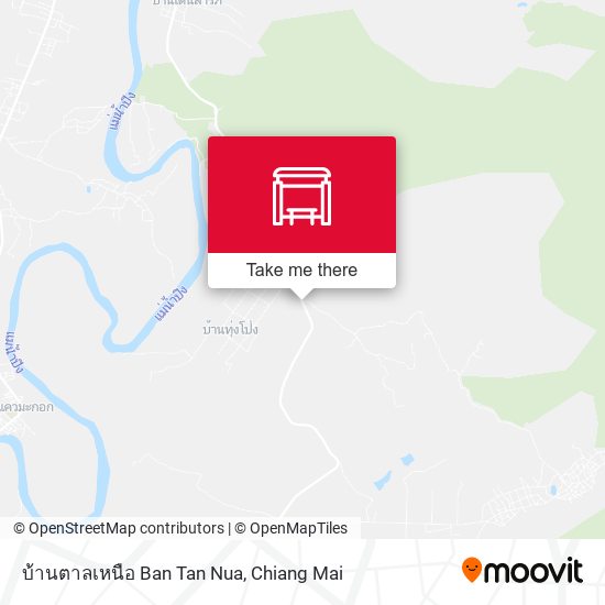 บ้านตาลเหนือ Ban Tan Nua map