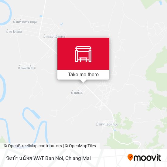 วัดบ้านน้อย WAT Ban  Noi map