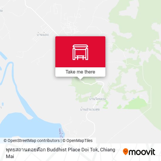 พุทธสถานดอยต๊อก Buddhist Place Doi Tok map