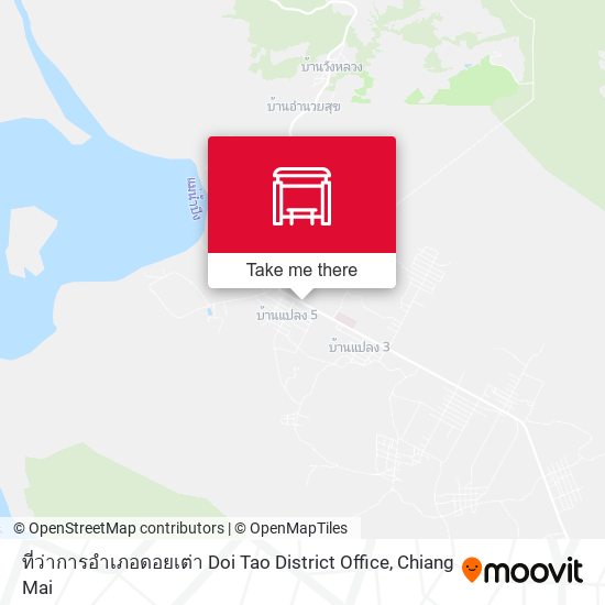 ที่ว่าการอำเภอดอยเต่า Doi  Tao  District Office map