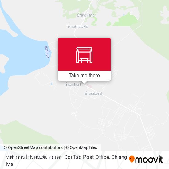 ที่ทำการไปรษณีย์ดอยเต่า Doi  Tao  Post Office map