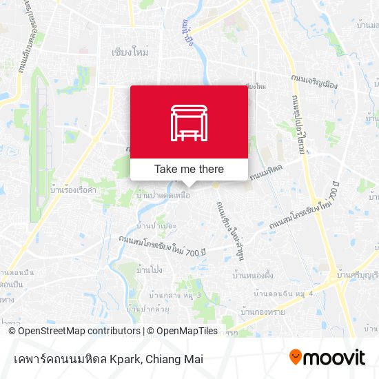 เคพาร์คถนนมหิดล Kpark map