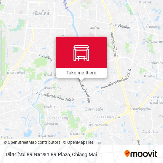 เชียงใหม่ 89 พลาซ่า 89 Plaza map