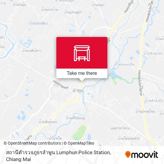 สถานีตำรวจภูธรลำพูน Lumphun Police Station map