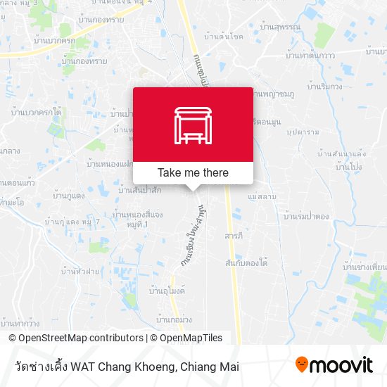 วัดช่างเคิ้ง WAT Chang Khoeng map