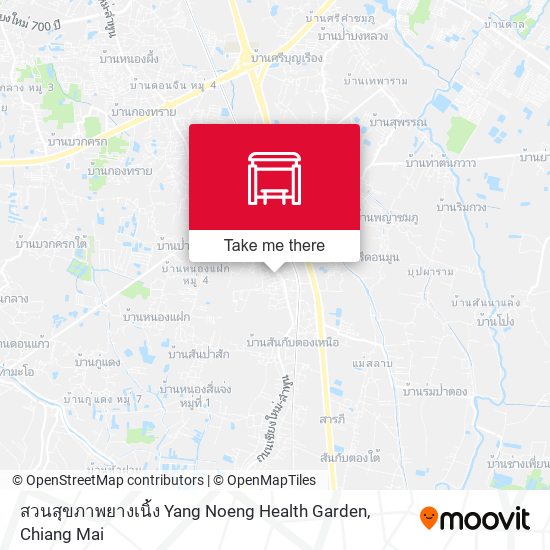 สวนสุขภาพยางเนิ้ง Yang Noeng Health Garden map
