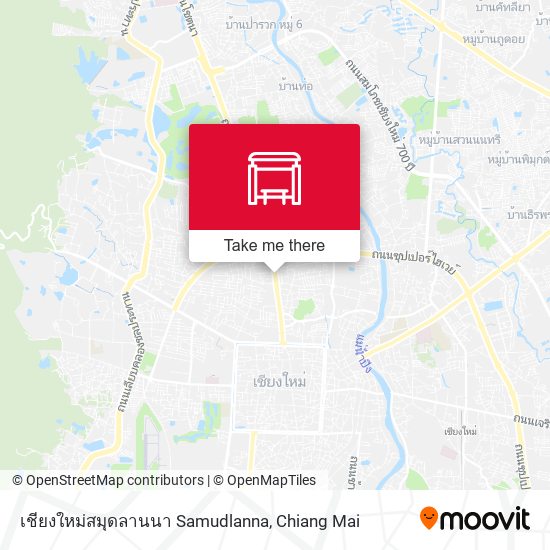 เชียงใหม่สมุดลานนา Samudlanna map