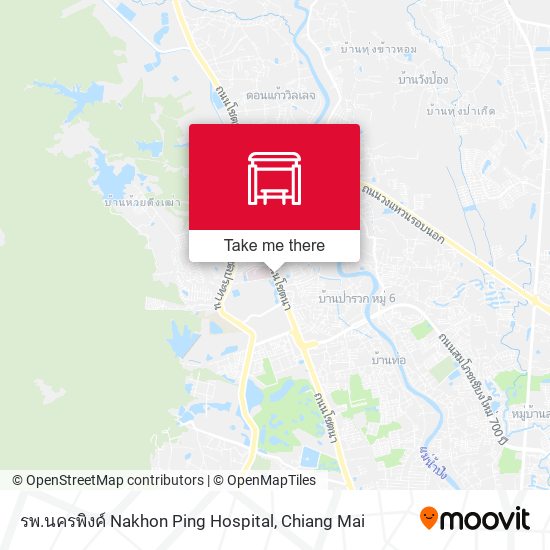 รพ.นครพิงค์ Nakhon Ping Hospital map