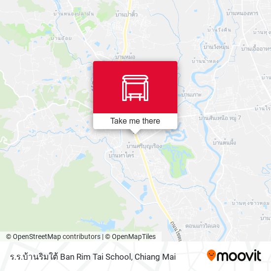 ร.ร.บ้านริมใต้ Ban Rim Tai School map