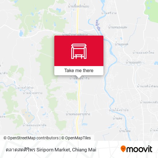 ตลาดสดศิริพร Siriporn Market map