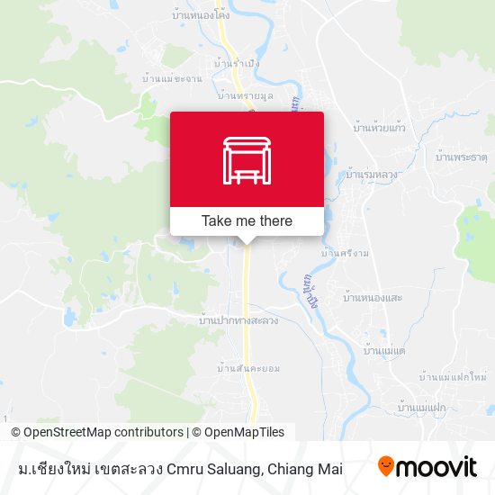 ม.เชียงใหม่ เขตสะลวง Cmru Saluang map