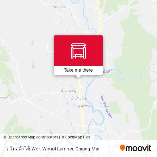 ว.วิมลค้าไม้ Wor. Wimol Lumber map