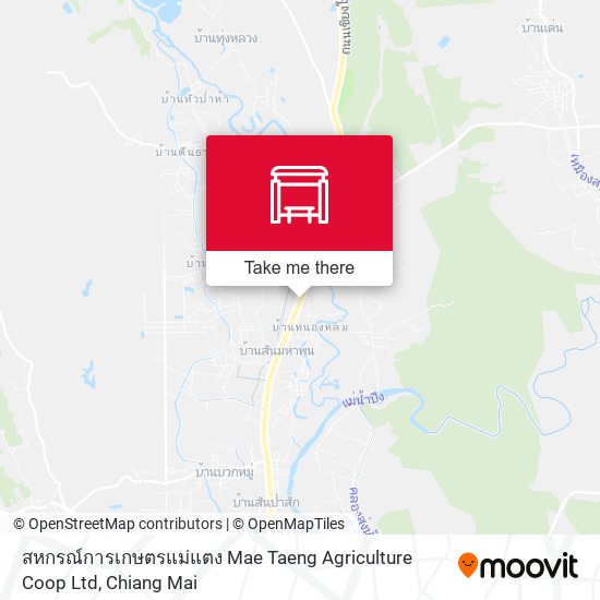 สหกรณ์การเกษตรแม่แตง Mae Taeng Agriculture Coop Ltd map