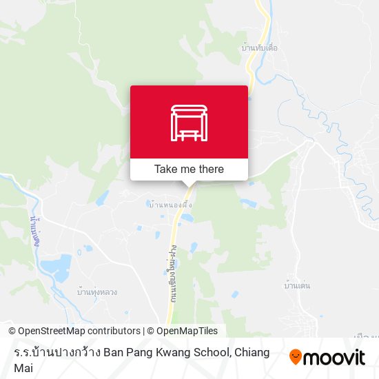 ร.ร.บ้านปางกว้าง Ban Pang Kwang School map