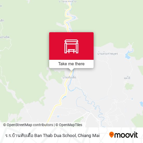 ร.ร.บ้านทับเดื่อ Ban Thab Dua School map